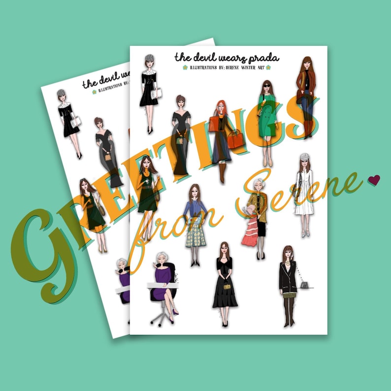 The Devil Wears Prada Mini Sticker Sheets image 1