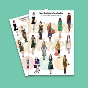 The Devil Wears Prada mini-stickervellen