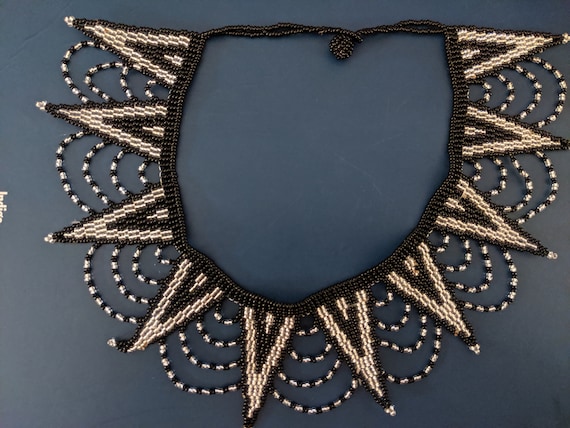 Zulu Beaded Necklace Etsy UK