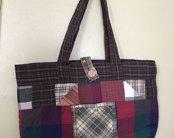 Custom Order Memory Tote, using your or your loved ones cotton shirt