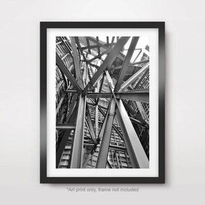 INDUSTRIAL Architecture Black and White ART PRINT Photography Photo Poster Wall Picture Home Decor Interior Design A4 A3 A2 (10 Sizes)