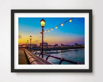 BRIGHTON Pier Art PRINT Photography Photo Poster Wall Picture Home Decor A4 A3 A2 8x10 12x16 16x20 inch