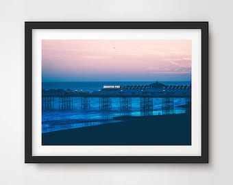 BRIGHTON Pier Sunset Art PRINT Photography Photo Poster Wall Picture Home Decor A4 A3 A2 8x10 12x16 16x20 inch