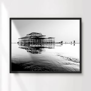 Brghton England UK Per Vntage Style Travel Gclée Poster Art Prnt