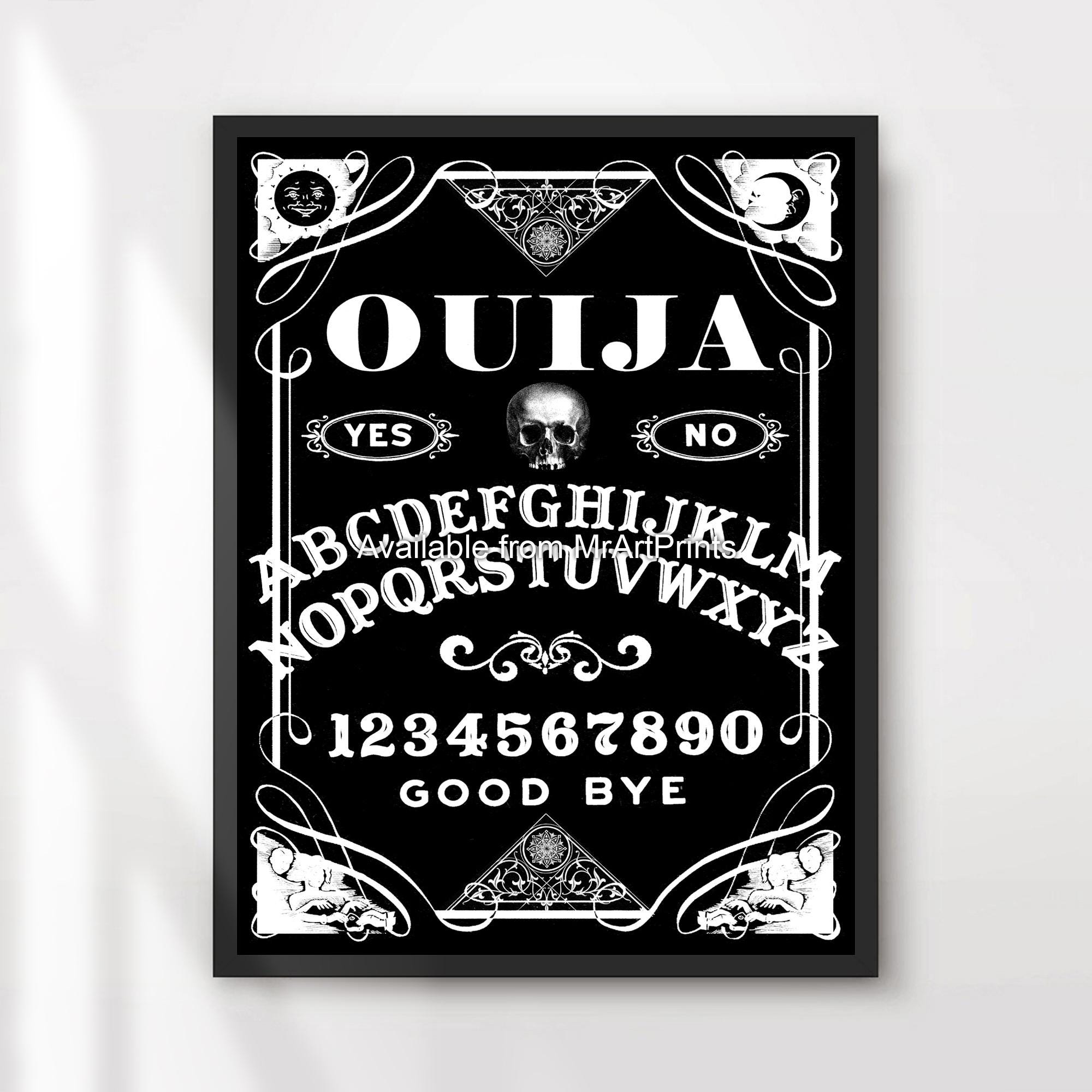 Ouija Board Art Print - Vintage Gothic Spooky Decor - Etsy