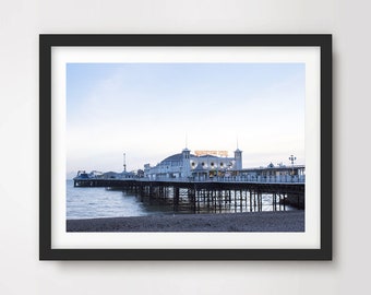 BRIGHTON Pier Art PRINT Photography Photo Poster Wall Picture Home Decor A4 A3 A2 8x10 12x16 16x20 inch