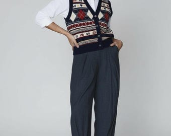 Argyle Knit Vest – Cozy, Stylish & Built to Last