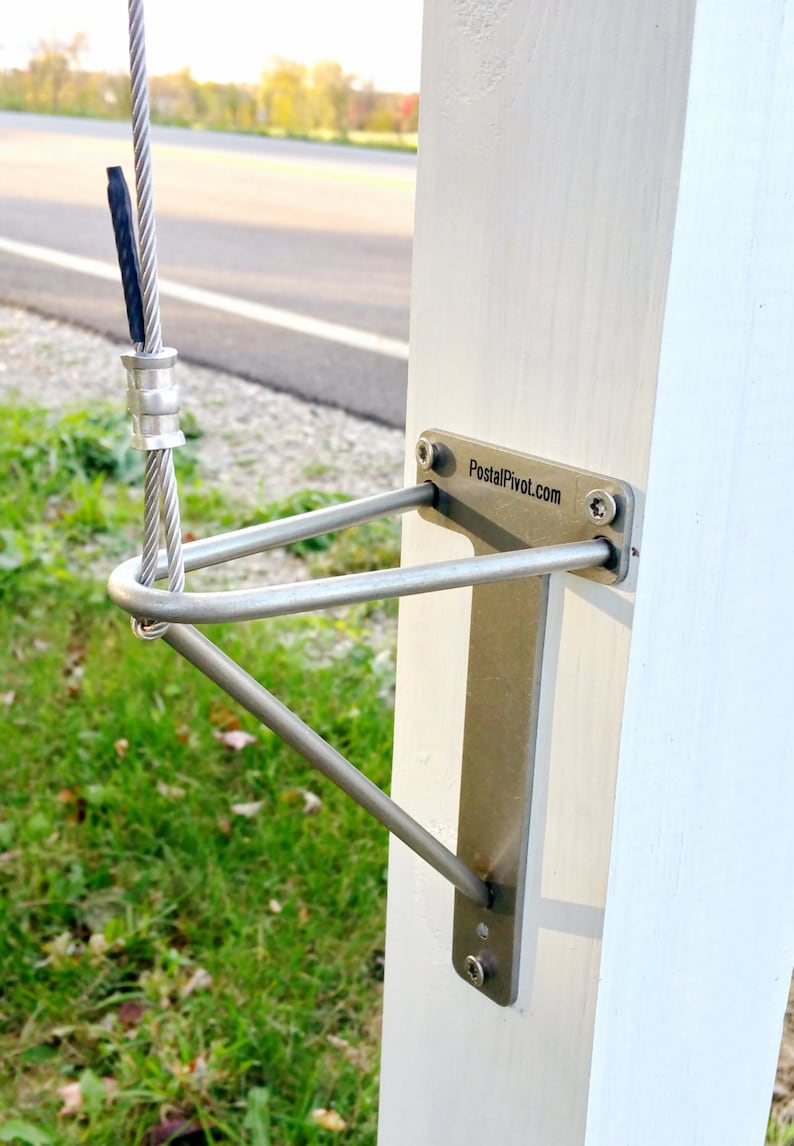 DIY Plow Resistant Mailbox Post Hardware Kit Stainless Steel Premium - Etsy