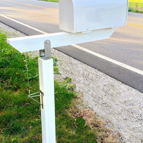 DIY Plow Resistant Mailbox Post Hardware Kit Stainless Steel Etsy
