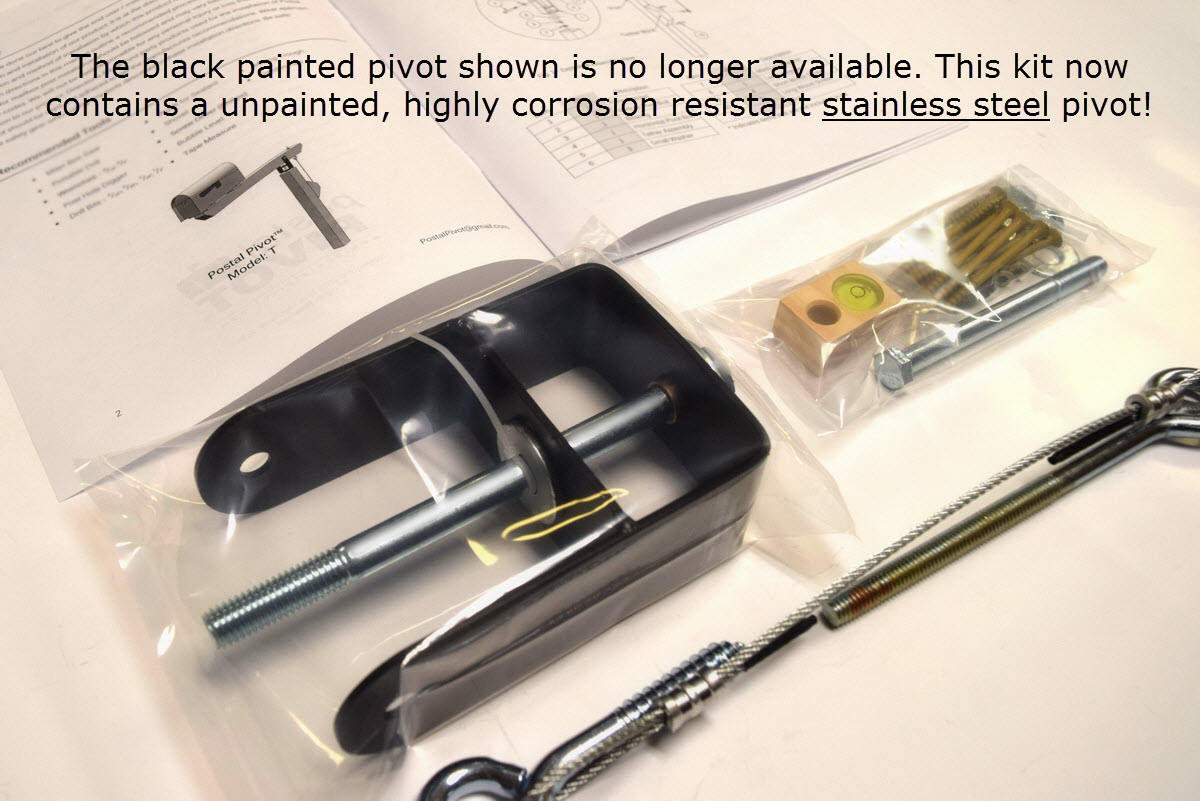 DIY Plow Resistant Mailbox Post Hardware Kit Stainless Steel Etsy