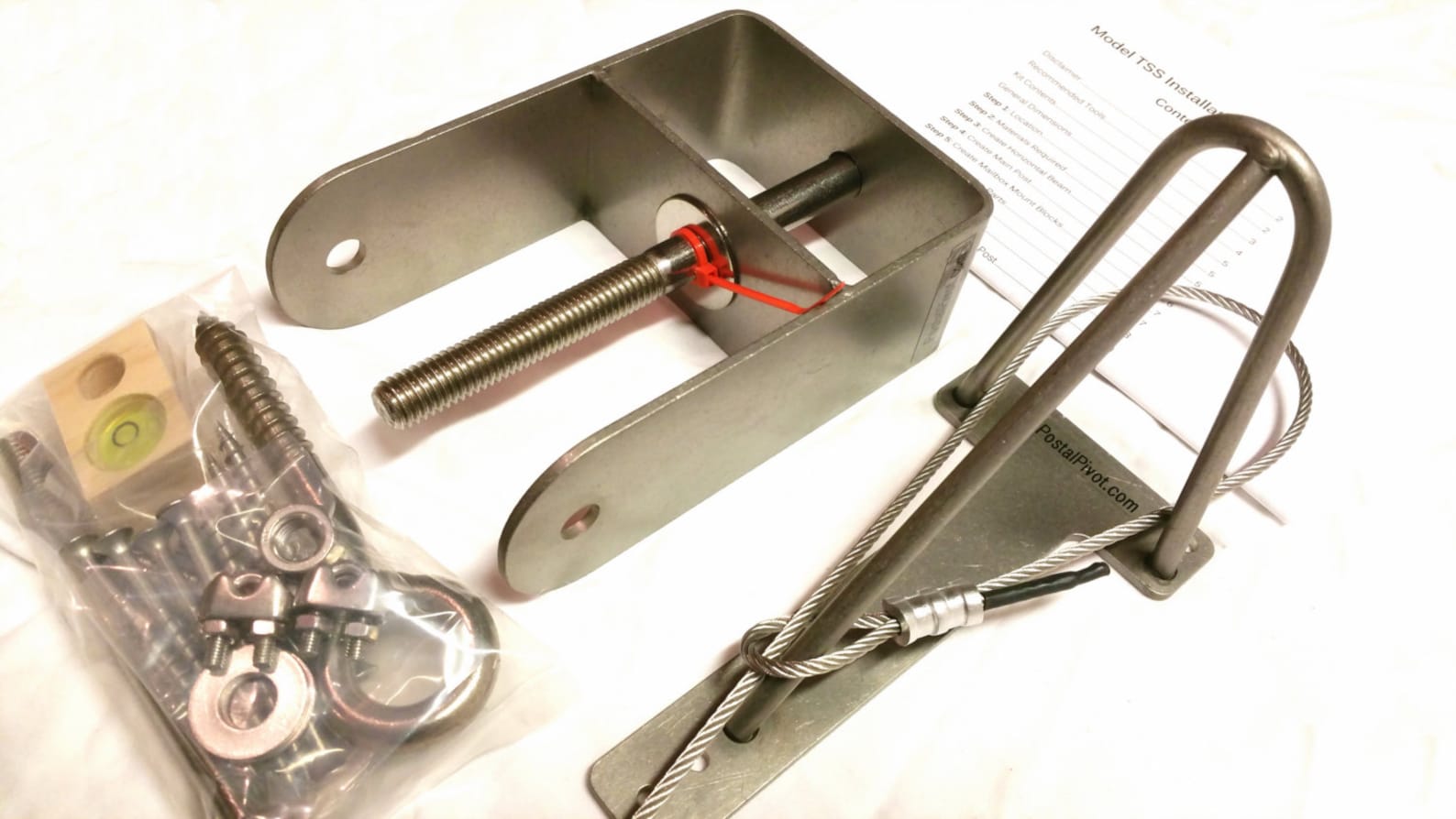Mailbox Post Hardware Snowplow Resistant Mailbox Post Hardware Kit - DIY Postal Pivot - Etsy