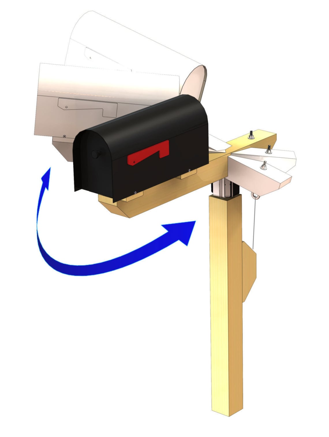 DIY Plow Resistant Mailbox Post Hardware Kit Stainless Steel Etsy