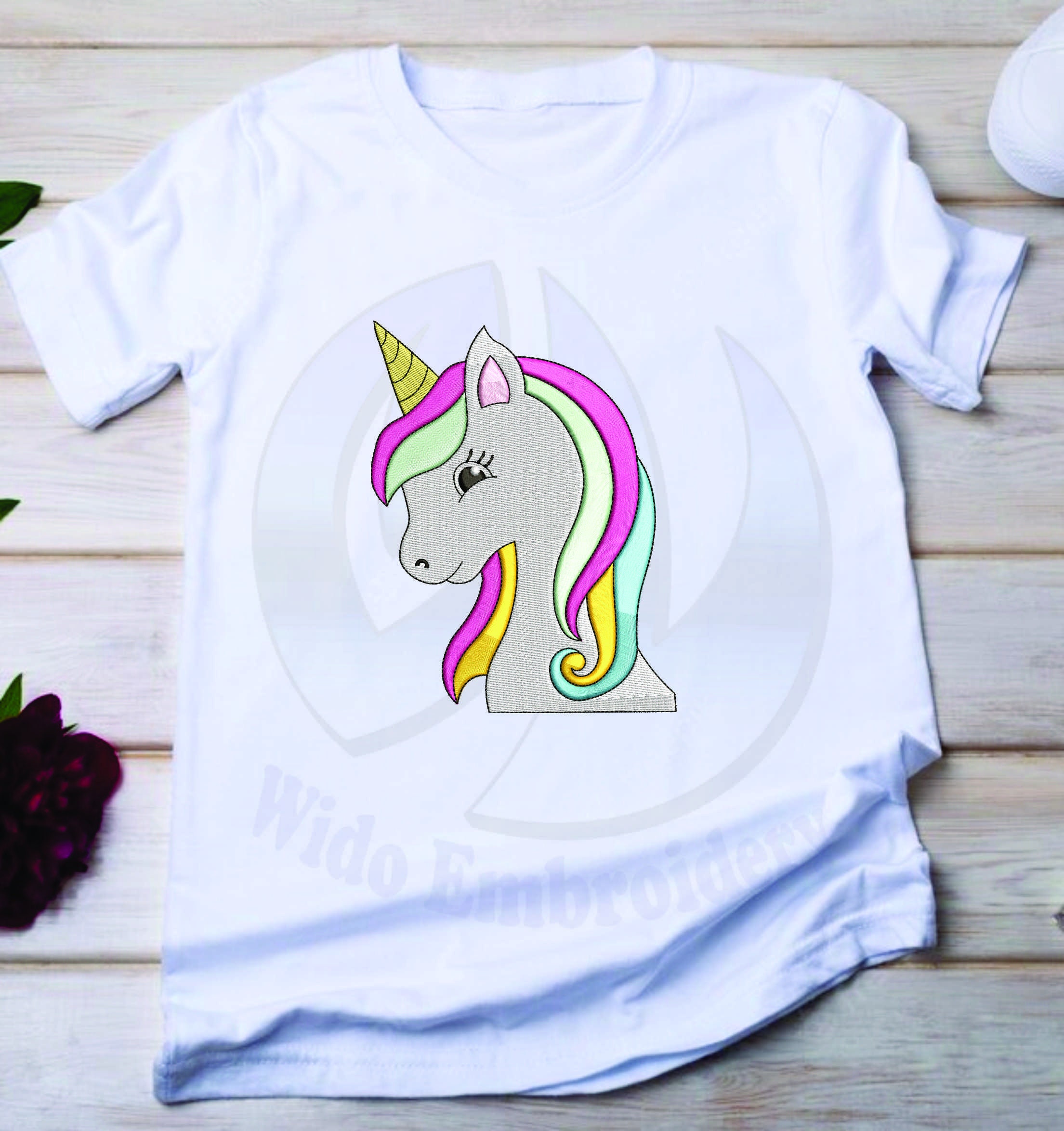 Unicorn Embroidery Machine Design in 5 Sizes and 10 Formats - Etsy