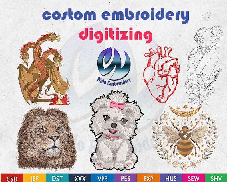 custom Embroidery Digitizing, from Widoembroidery ,appliqué,pes,machine