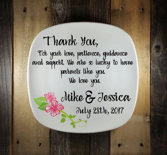 Parent Thank You Gift All That We Are Weddingflower Design