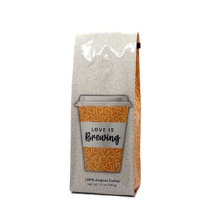 Love is Brewing Gift Coffee - 12 oz. 100% Arabica Specialty Coffee