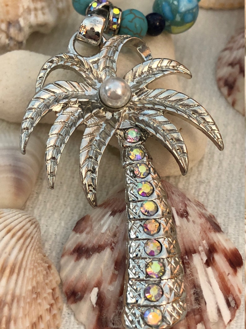 PALM TREE PENDANT necklace