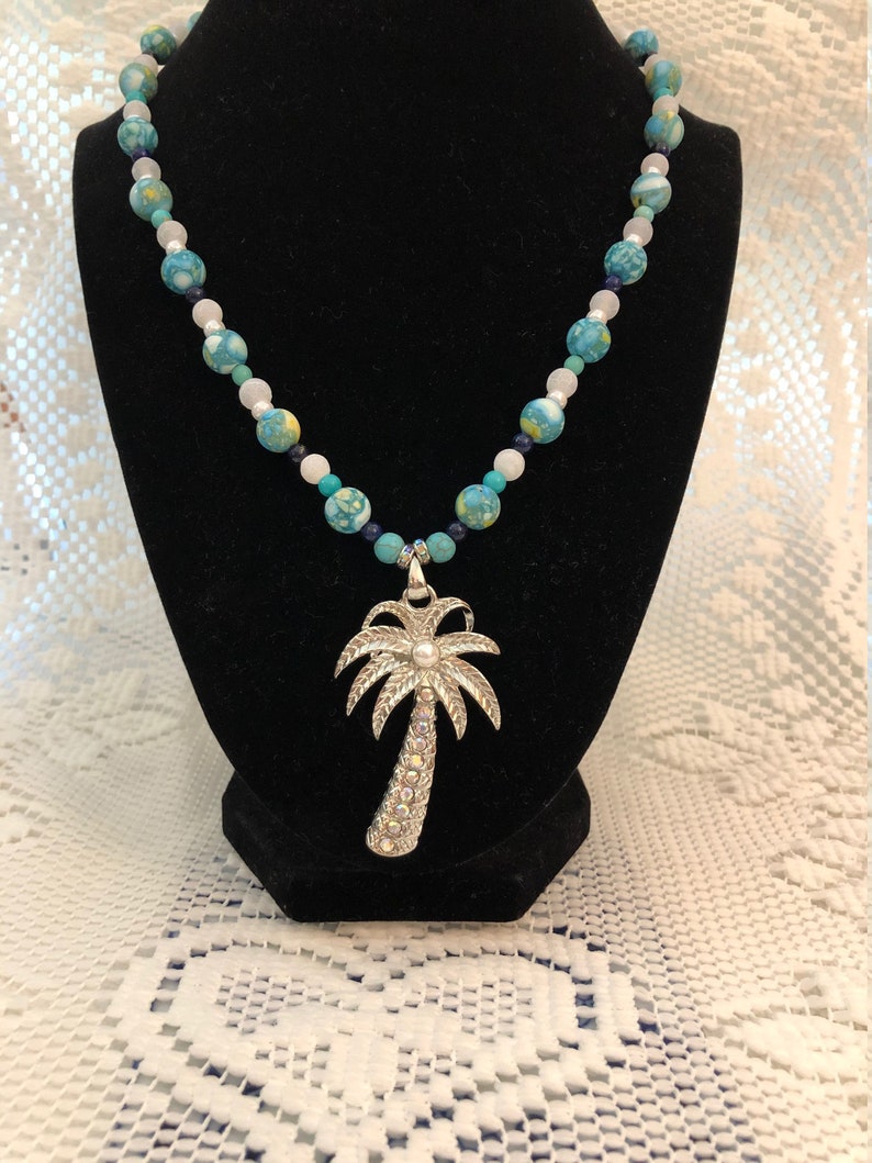 PALM TREE PENDANT necklace