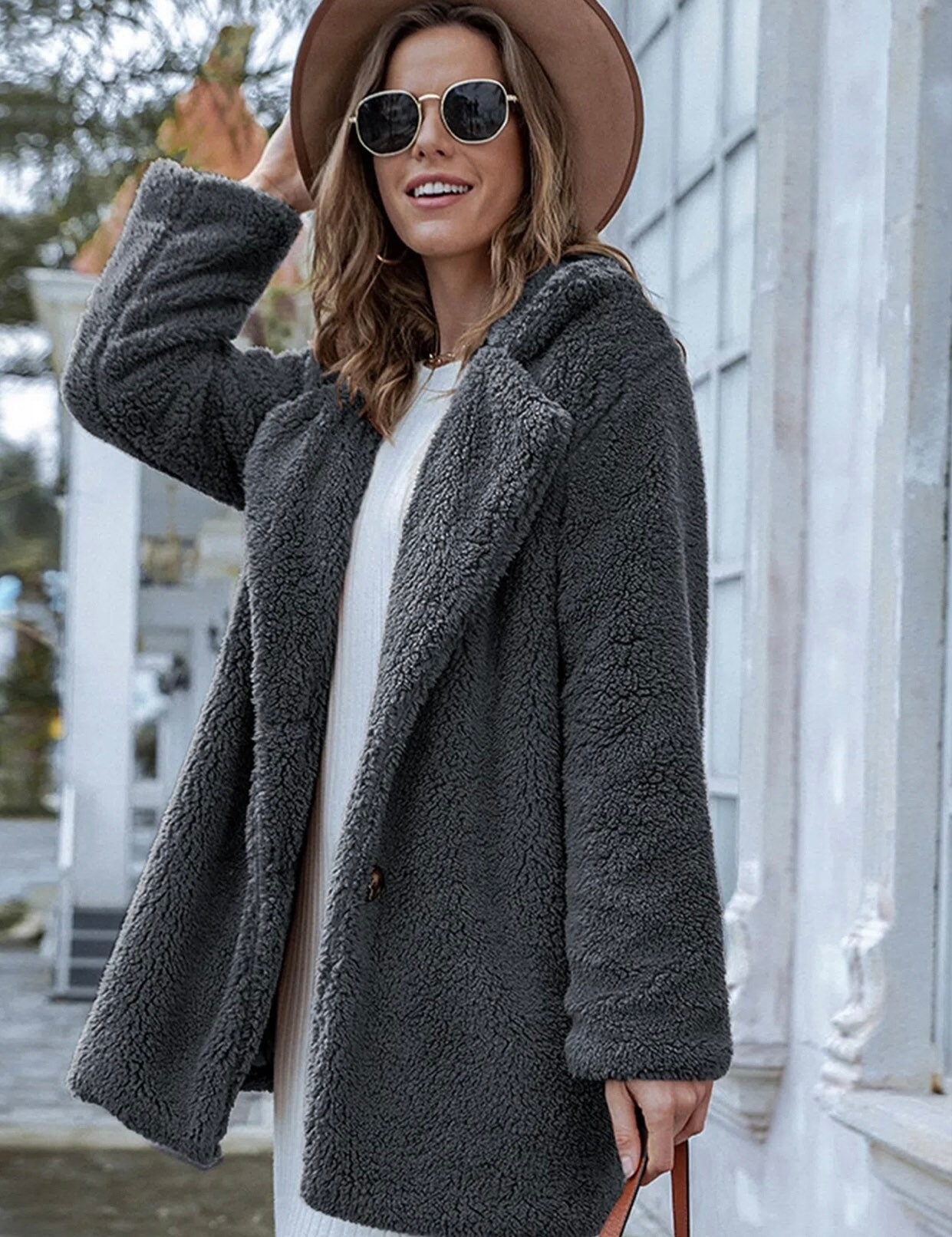 Long Fleece Coat - Etsy