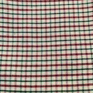 Red and Green Christmas Plaid Fabric, Quilting Fabric, 100% Cotton, 36” long