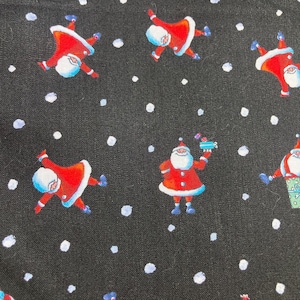 Weihnachtsmann-Stoff, 25 vorgeschnittene Quadrate, verschiedene Maße (Siehe Beschreibung) Quilting Stoff, 100% Baumwolle