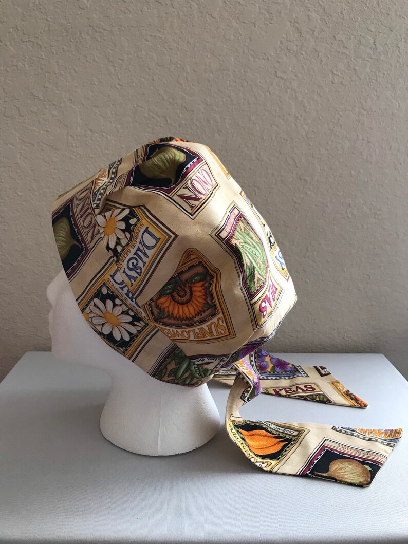 Ladies Cancer Hat Chemo Hat Scrub Cap Hair Loss Head Etsy