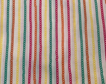 Striped Waverly Cotton Fabric: Quilting & Sewing, 1 Yard