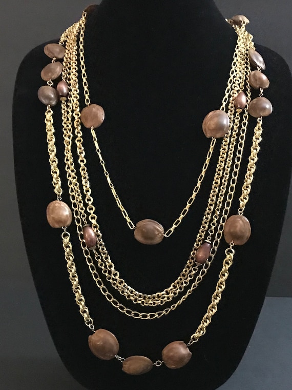 Rare HOBE Necklace, Vintage Signed HOBE Necklace, 