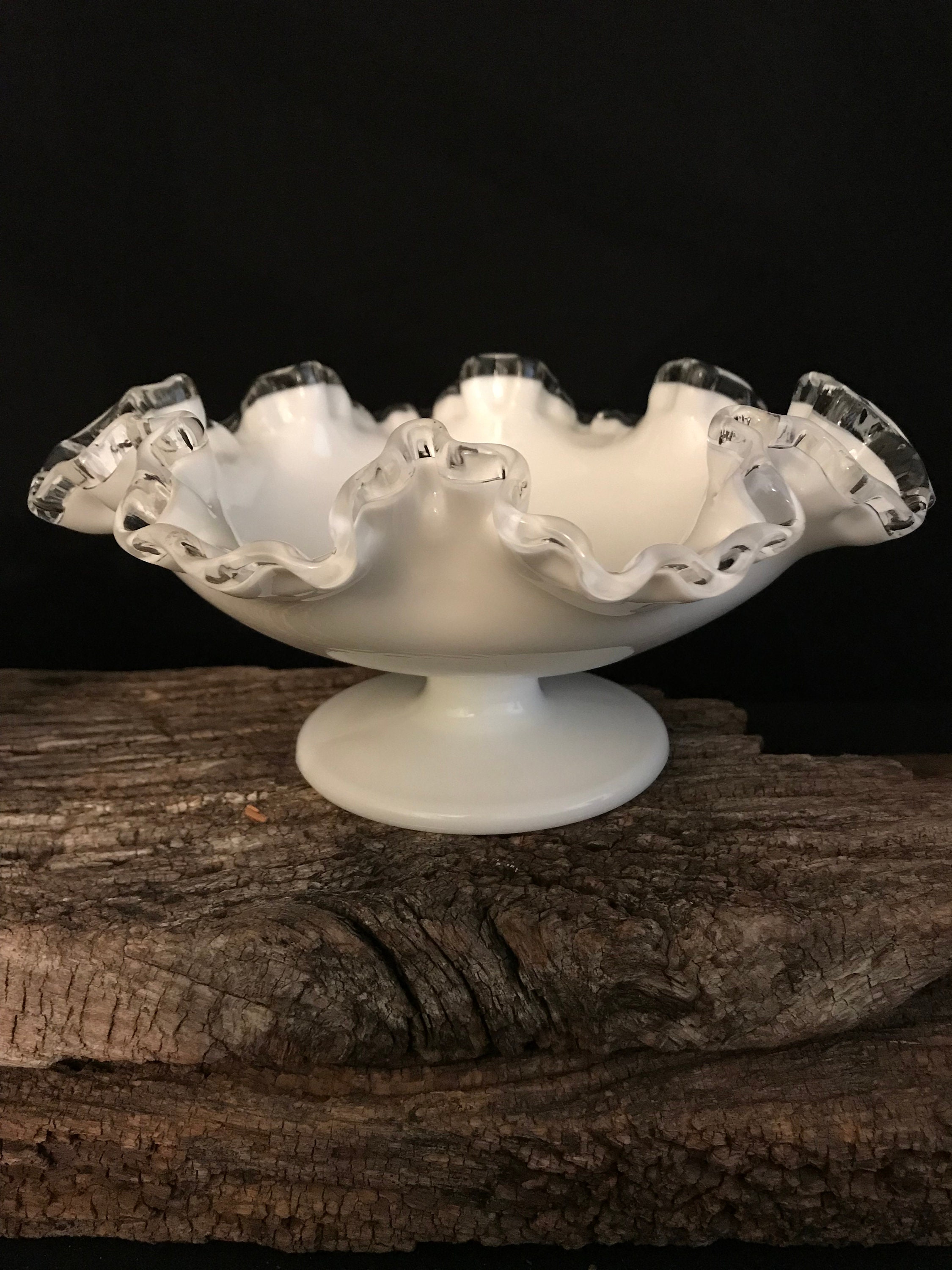Fenton Glass SILVER CREST Salad Plate s Multiple Available 
