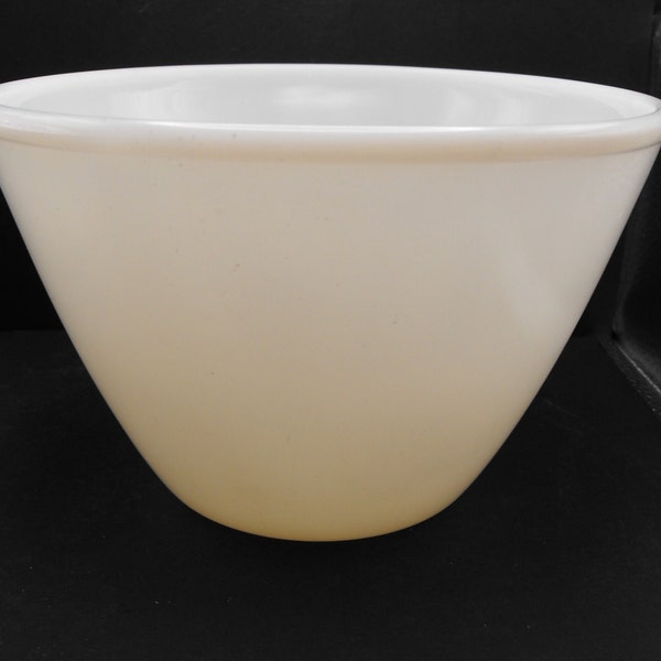 Fire King Milk Glass Splash Proof Mixing Bowl