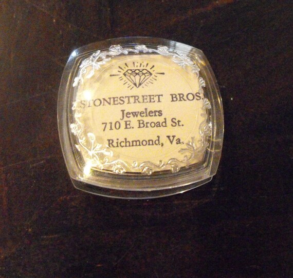 Stonestreet Bros Jewelers Plastic Jeweler Box - Richmond, VA