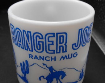Ranger Joe Hazel Atlas Blue Child's Mug
