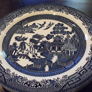 Beautiful Fine English Tableware by Churchill Plates  - Blue Willow