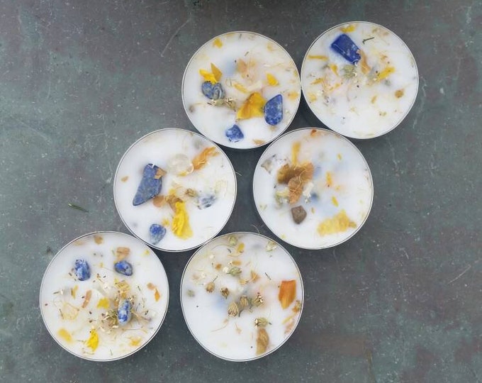 Study and Concentration Candles Unscented Tealight St Johns, Yarrow