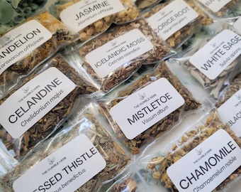 CUSTOM Herb Sampler Pack 2x3" Resealable Bags - Build Your Own 5, 10, 15, 20, 25, 30, 35, 40