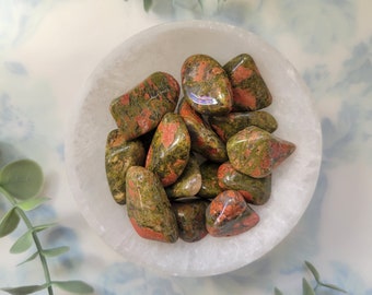 Unakite Tumbled Stones Natural (20-40 mm)