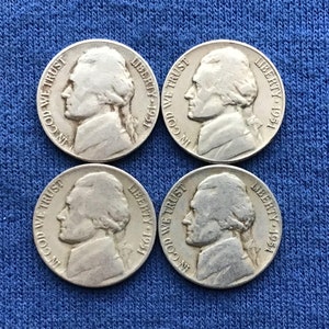 1951 D Jefferson Nickels, Old US Coins, Rare Coins, Coin Collecting