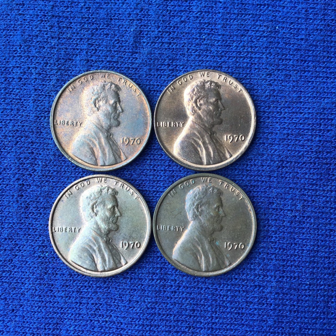 1970 P Lincoln Memorial Pennies for Coin Collecting Old US Coins Key