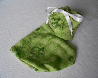 Small Doraemon Drawstring Pouches