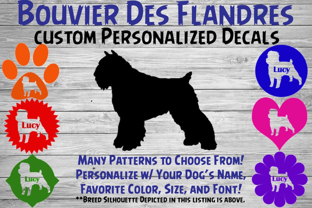 I Love My Bouvier Des Flandres! | DC700HEA | High Quality Adhesive