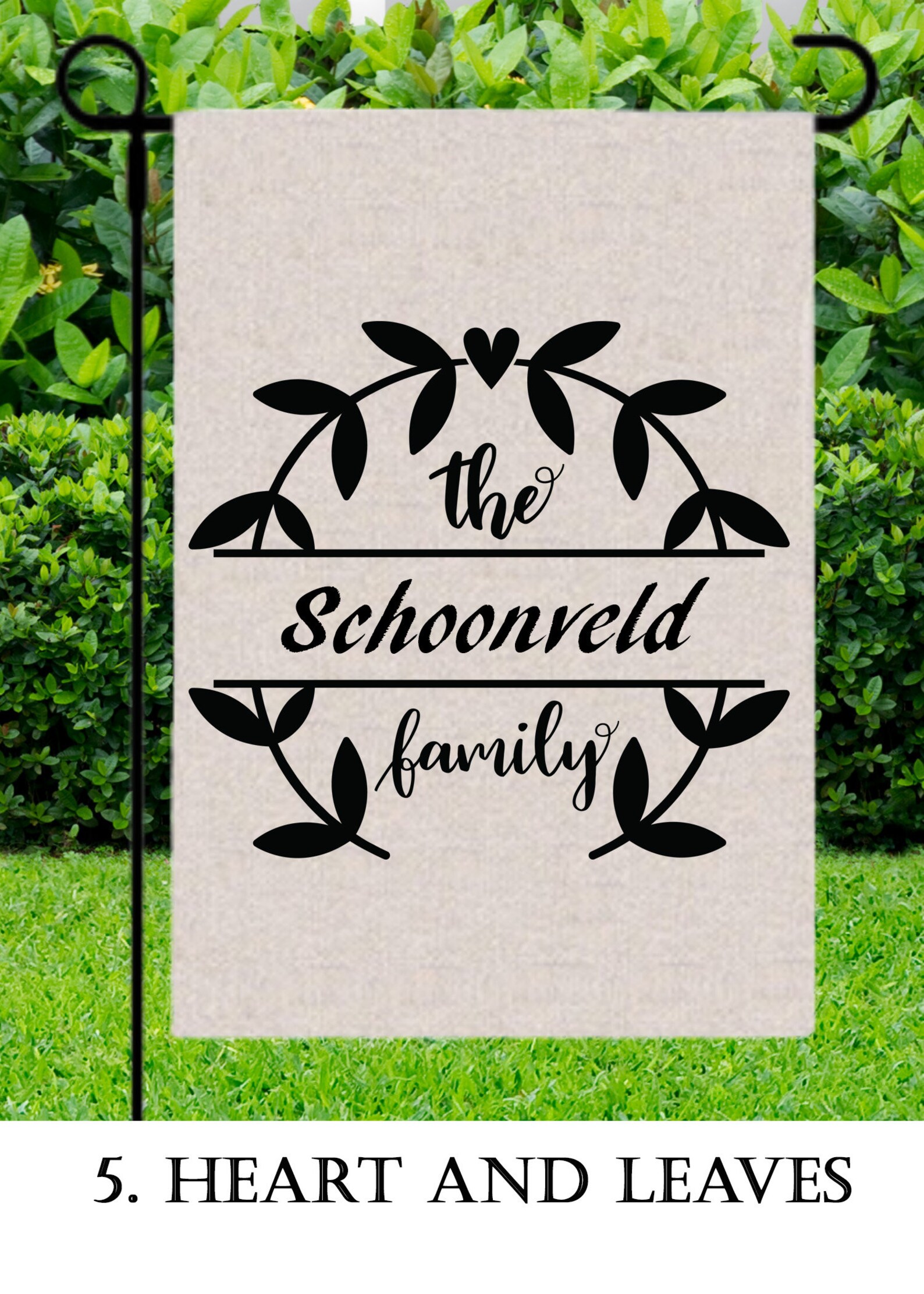 Family Last Name Monogram Custom Made Personalized Garden Flag Yard ...