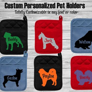 Staffordshire Bull Terrier - Standard Schnauzer - Sussex Spaniel Swedish Vallhund Tibetan Mastiff Tibetan Spaniel Dog Pot Holder - Oven Mitt
