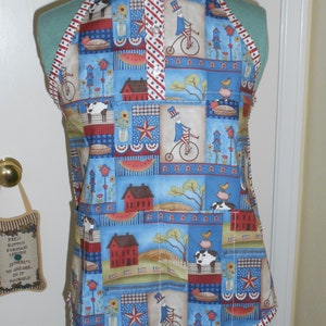 Child&#39;s Patriotic Americana Apron (matching adult apron also available)