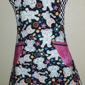 Child&#39;s Sugar Skull Animals Apron