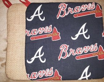 Atlanta Braves Baseball Potholders