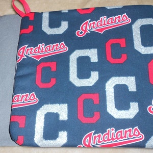 Variety of Cleveland Indians Baseball Pot Holders