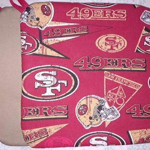 Varity of San Francisco 49ers Football Potholders