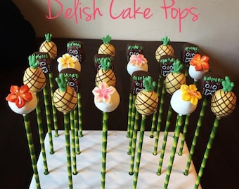 Luau Cake Pops Etsy