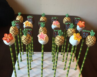 Tropical Cake Pop Etsy Tropical Cake Pop Etsy