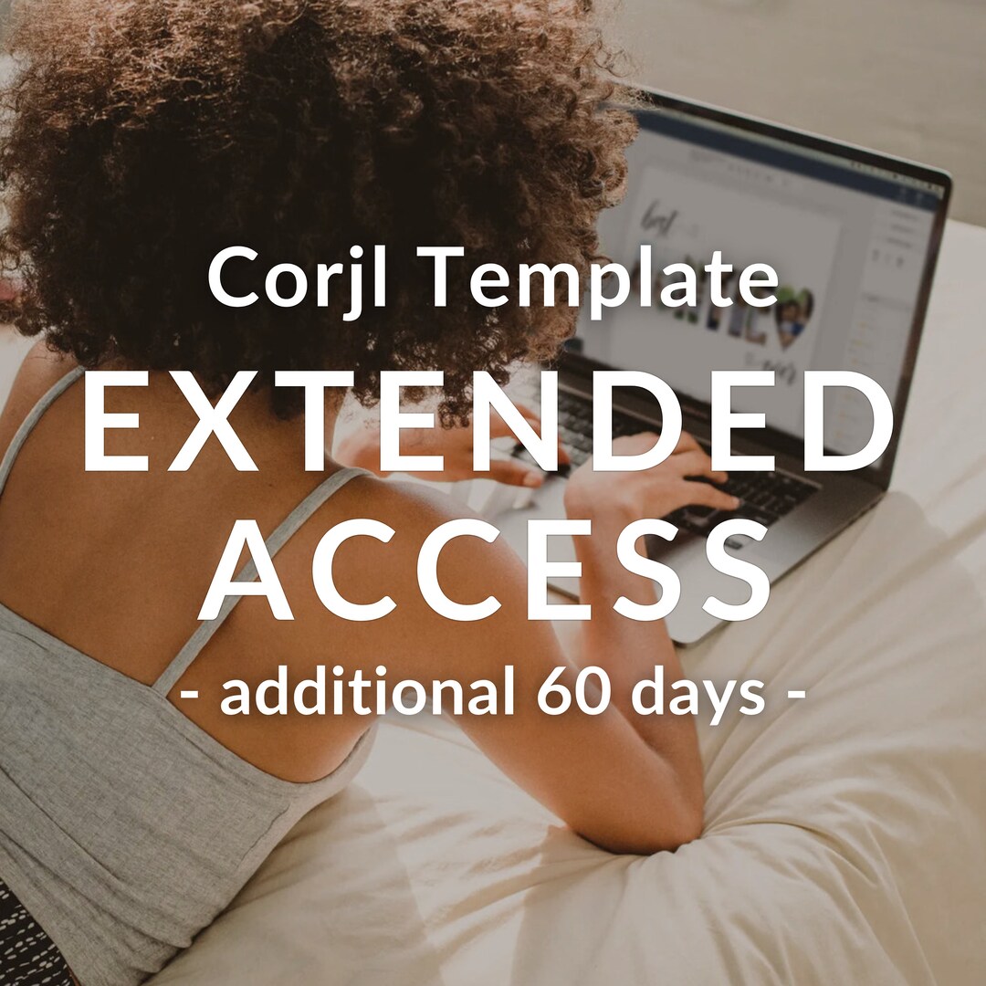 Corigel Corjl Photo Collage Template Extended Access - Additional 60 Days - Etsy